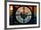 Giant Clock Window - View on the New York City - The New Yorker Sign-Philippe Hugonnard-Framed Photographic Print