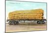 Giant Corn Cob on Flatbed, Washington-null-Mounted Art Print