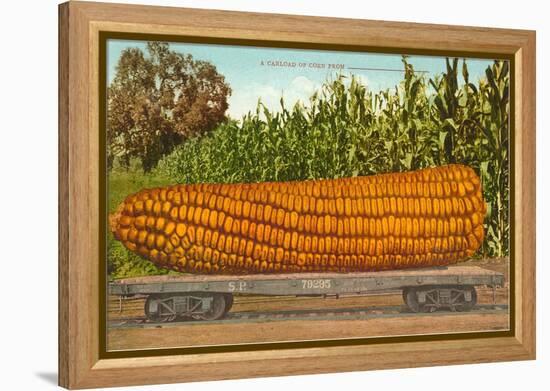 Giant Corn on Flatbed-null-Framed Stretched Canvas