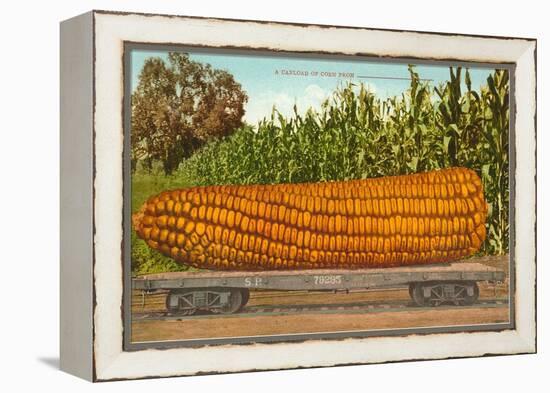 Giant Corn on Flatbed-null-Framed Stretched Canvas