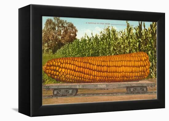 Giant Corn on Flatbed-null-Framed Stretched Canvas