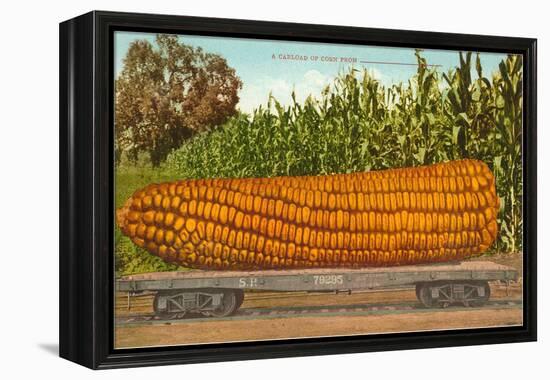 Giant Corn on Flatbed-null-Framed Stretched Canvas