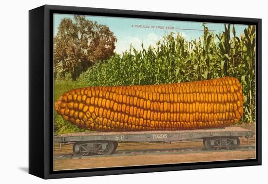 Giant Corn on Flatbed-null-Framed Stretched Canvas