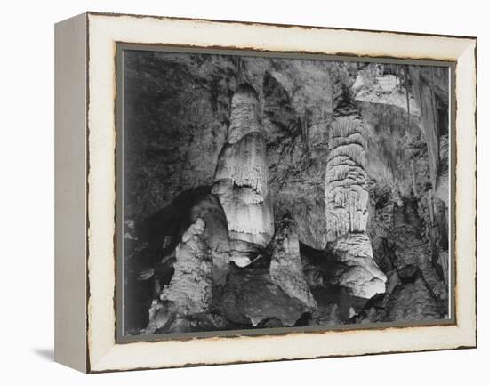 Giant Domes Carlsbad Caverns National Park New Mexico 1933-1942-Ansel Adams-Framed Stretched Canvas