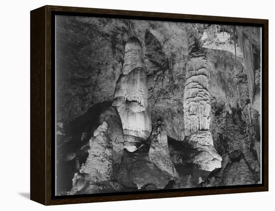 Giant Domes Carlsbad Caverns National Park New Mexico 1933-1942-Ansel Adams-Framed Stretched Canvas