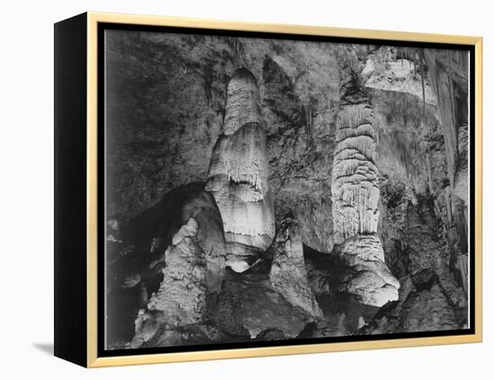 Giant Domes Carlsbad Caverns National Park New Mexico 1933-1942-Ansel Adams-Framed Stretched Canvas