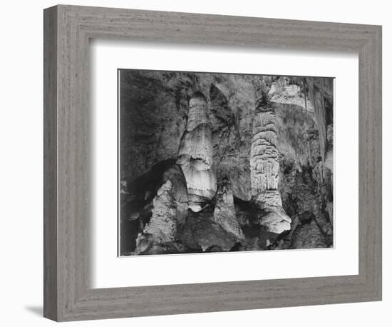 Giant Domes Carlsbad Caverns National Park New Mexico 1933-1942-Ansel Adams-Framed Art Print