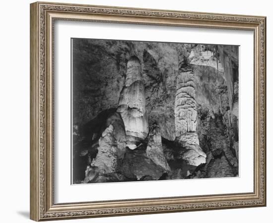 Giant Domes Carlsbad Caverns National Park New Mexico 1933-1942-Ansel Adams-Framed Art Print