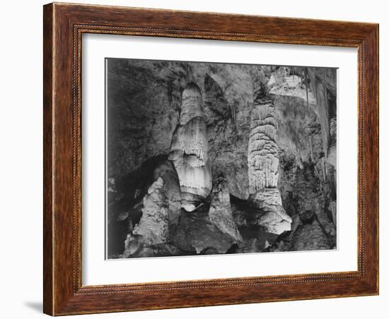 Giant Domes Carlsbad Caverns National Park New Mexico 1933-1942-Ansel Adams-Framed Art Print