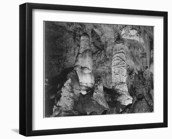 Giant Domes Carlsbad Caverns National Park New Mexico 1933-1942-Ansel Adams-Framed Art Print