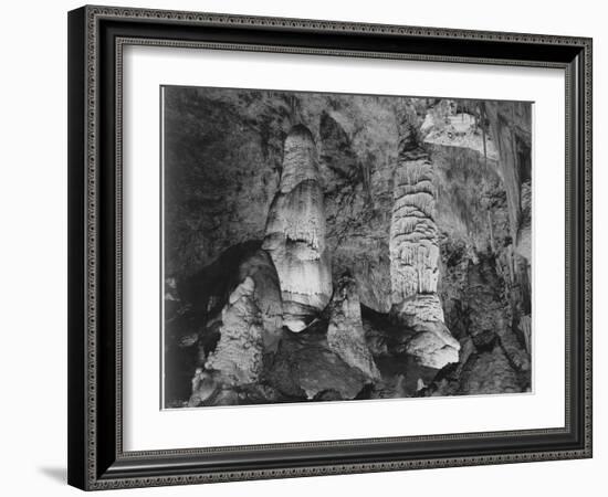 Giant Domes Carlsbad Caverns National Park New Mexico 1933-1942-Ansel Adams-Framed Art Print