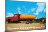 Giant Ear of Corn on Truck, Iowa-null-Mounted Art Print