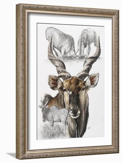 Giant Eland-Barbara Keith-Framed Giclee Print