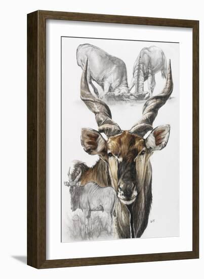 Giant Eland-Barbara Keith-Framed Giclee Print