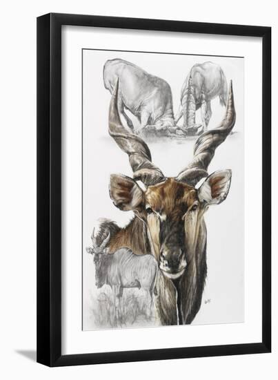 Giant Eland-Barbara Keith-Framed Giclee Print