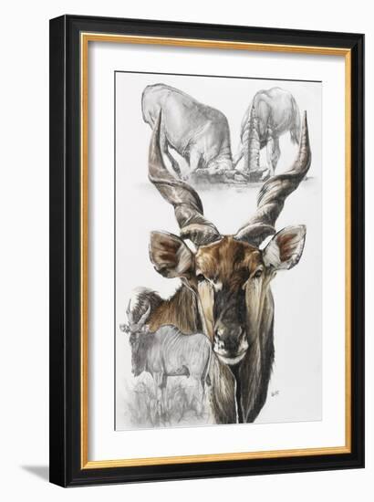 Giant Eland-Barbara Keith-Framed Giclee Print