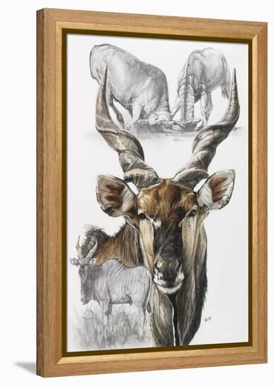 Giant Eland-Barbara Keith-Framed Premier Image Canvas