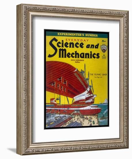 Giant Flying-Boats of the 1930s-Frank R. Paul-Framed Art Print