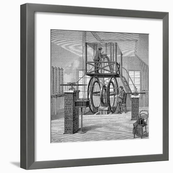 Giant Galvanometer in the Physics Laboratory, Cornell University, New York, USA, 1886-null-Framed Giclee Print