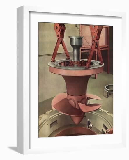 Giant Generator, 1935-Charles Sheeler-Framed Giclee Print