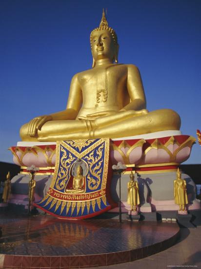 Giant Golden Buddha Koh Samui Thailand Asia Photographic Print Dominic Webster Art Com