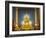 Giant Golden Statue of the Buddha, Wat Benchamabophit (Marble Temple), Bangkok, Thailand-Angelo Cavalli-Framed Photographic Print