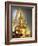 Giant Golden Statue of the Buddha, Wat Benchamabophit (Marble Temple), Bangkok, Thailand-Angelo Cavalli-Framed Photographic Print