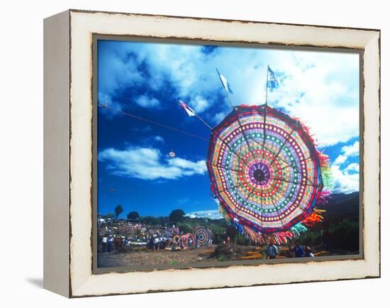 Giant Kite Festival, All Souls All Saints Day, Guatemala-null-Framed Premier Image Canvas