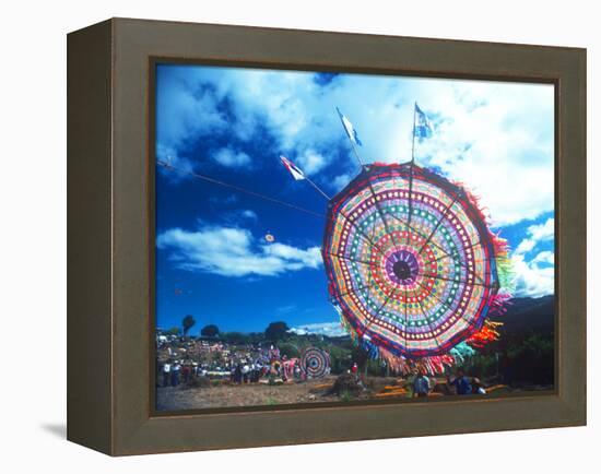 Giant Kite Festival, All Souls All Saints Day, Guatemala-null-Framed Premier Image Canvas