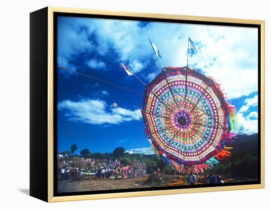 Giant Kite Festival, All Souls All Saints Day, Guatemala-null-Framed Premier Image Canvas