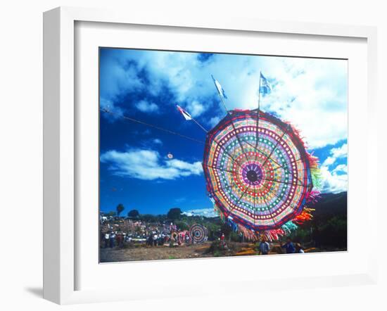 Giant Kite Festival, All Souls All Saints Day, Guatemala-null-Framed Photographic Print