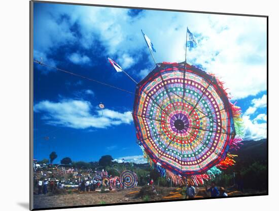 Giant Kite Festival, All Souls All Saints Day, Guatemala-null-Mounted Photographic Print