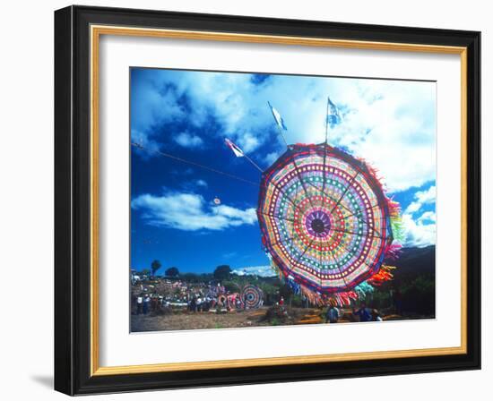 Giant Kite Festival, All Souls All Saints Day, Guatemala-null-Framed Photographic Print