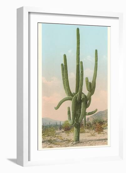 Giant Multi-Armed Saguaro Cactus-null-Framed Art Print