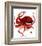 Giant Pacific Octopus - Red-Jeannine Saylor-Framed Art Print