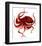 Giant Pacific Octopus - Red-Jeannine Saylor-Framed Art Print