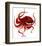 Giant Pacific Octopus - Red-Jeannine Saylor-Framed Art Print