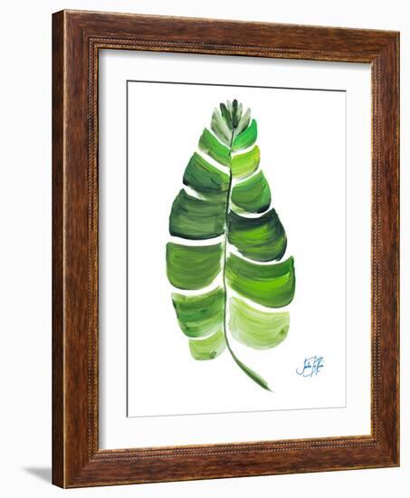 Giant Palm Leaf II-Julie DeRice-Framed Art Print