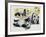 Giant Panda Cubs (Ailuropoda Melanoleuca), Ursidae-null-Framed Giclee Print