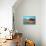 Giant Pike in Boat-null-Premium Giclee Print displayed on a wall