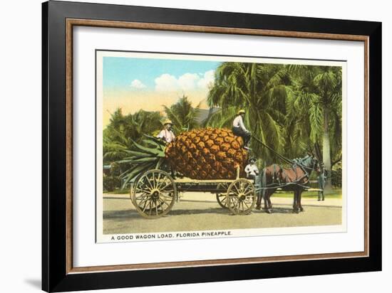 Giant Pineapple on Wagon, Florida-null-Framed Premium Giclee Print