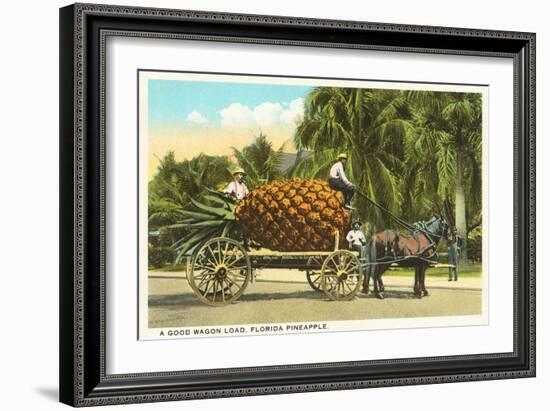 Giant Pineapple on Wagon, Florida-null-Framed Premium Giclee Print