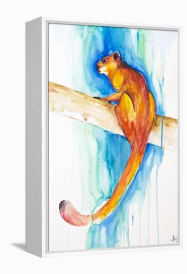 Giant Red Flying Squirrel (Habitat)-Marc Allante-Framed Premier Image Canvas