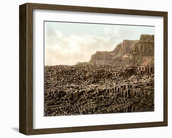 Giant's Causeway, 1890s-Science Source-Framed Giclee Print