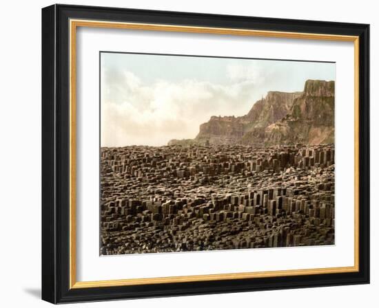 Giant's Causeway, 1890s-Science Source-Framed Giclee Print