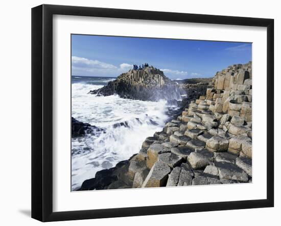 Giant's Causeway on the Causeway Coast,37,000 Hexagonal Basalt Columns, County Antrim-Gavin Hellier-Framed Photographic Print