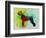 Giant Schnauzer Watercolor-NaxArt-Framed Art Print