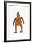 Giant Shadow Puppet from Karnataka-null-Framed Giclee Print