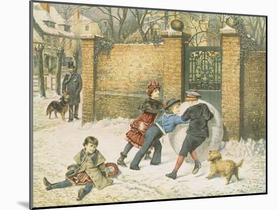 Giant Snowball-William Weekes-Mounted Giclee Print