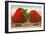 Giant Strawberries on Flatbed-null-Framed Art Print